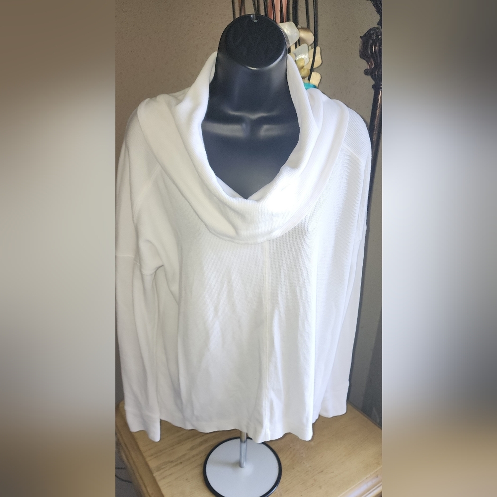 Lucky Brand cowl neck thermal shirt